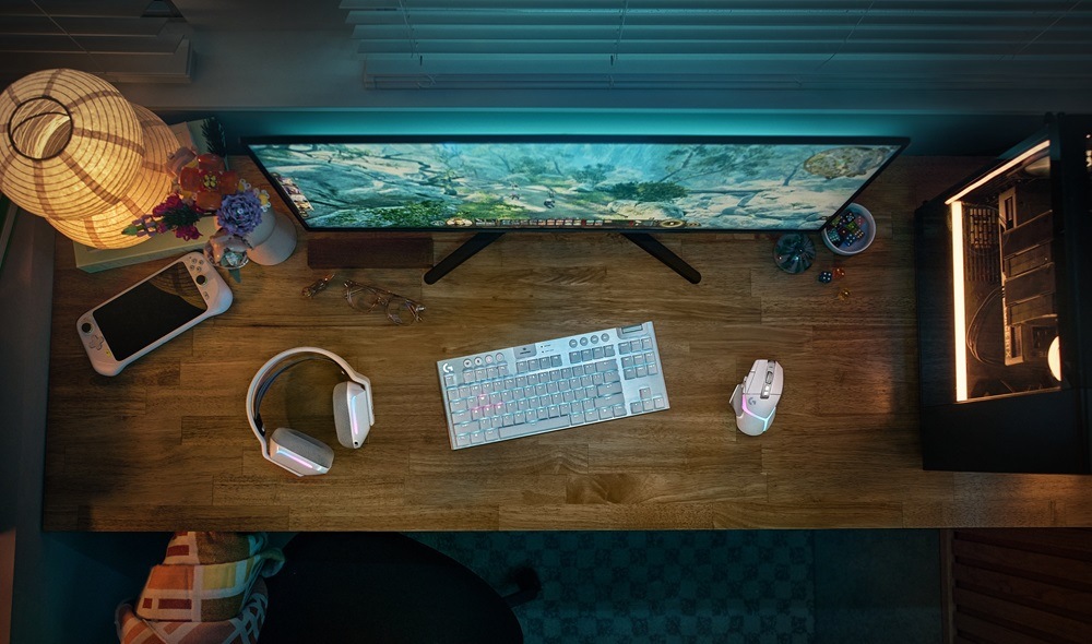 Klávesnice Logitech G915 X Lightspeed TKL Wireless, US layout bílá Klávesnice Logitech G915 X Lightspeed TKL Wireless, US layout bílá
