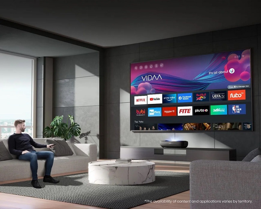 Laser TV Hisense 100L9HD Laser Smart TV Hisense 100L9H, černá, VIDAA U6