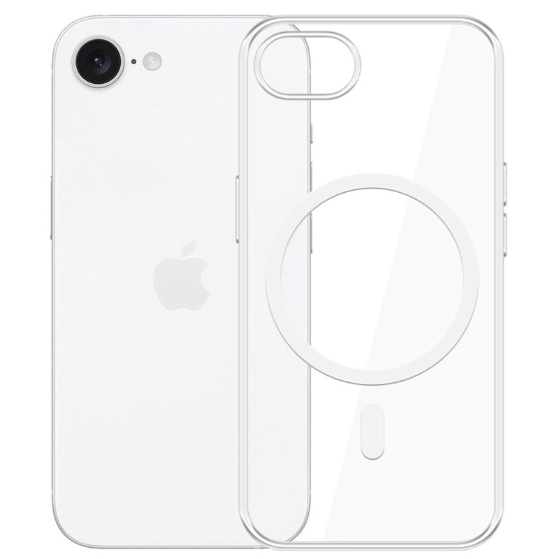 Kryt na mobil 3mk Clear MagCase na Apple iPhone 16e/17e průhledný