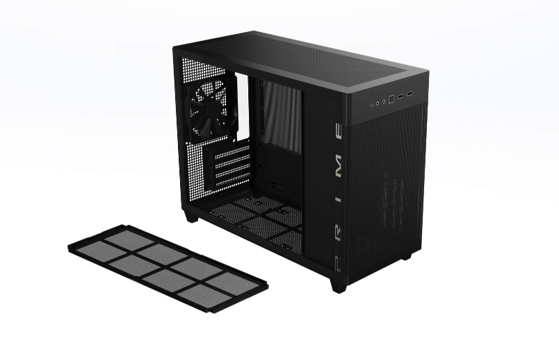 Case Asus PRIME AP201 Tempered Glass bílá Case Asus PRIME AP201 Tempered Glass bílá