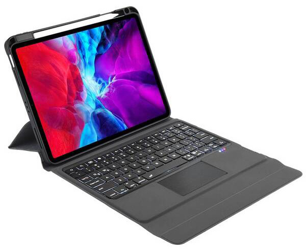 Pouzdro na tablet s klávesnicí COTECi na Apple iPad Pro 12,9" (2020/2021/2022) CZ černé