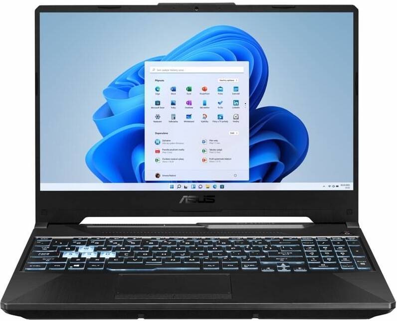 Notebook Asus TUF Gaming F15 černý