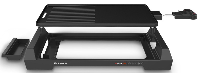Gril Rohnson R-2533 Kansas Grill černý Gril Rohnson R-2533 Kansas Grill