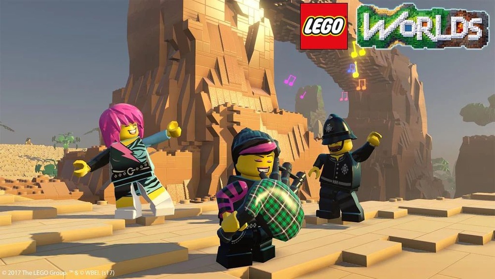 Hra Warner Bros PlayStation 4 LEGO Worlds Ve hře LEGO Worlds máte k dispozici příběhové mise pro získání odměn a lepšímu postupu postav hrou.