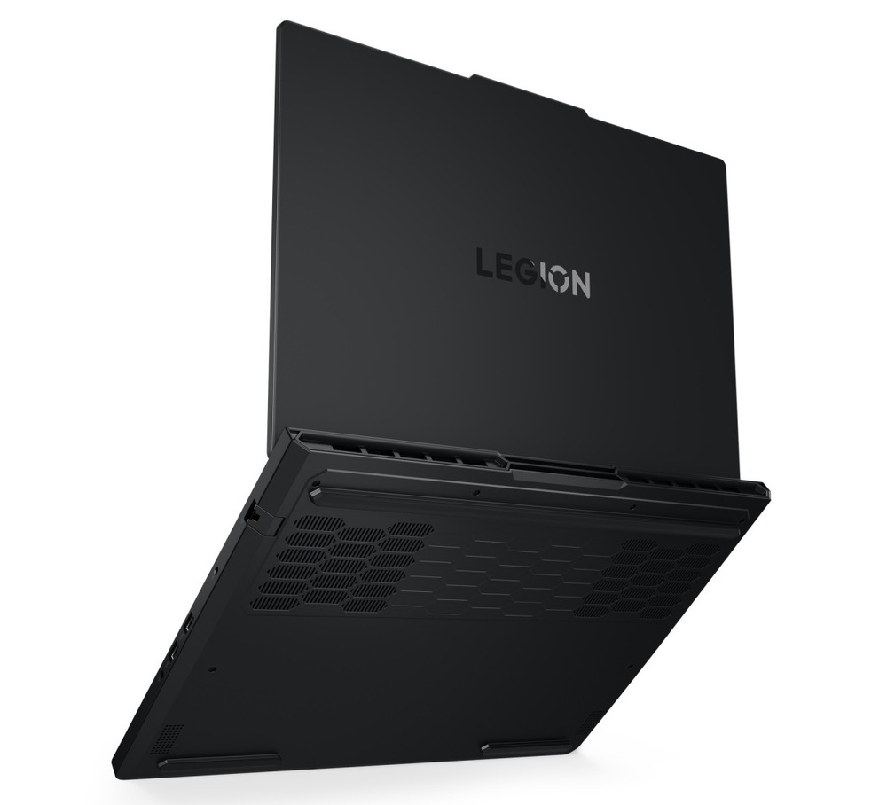 Otevřený notebook Lenovo Legion Pro 5 16AFR10 zezadu 