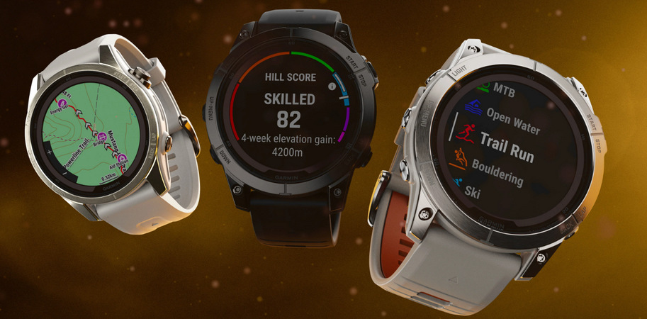Chytré hodinky Garmin fenix 7X Pro Sapphire Solar - Titan Carbon Grey / Black Silicone Band