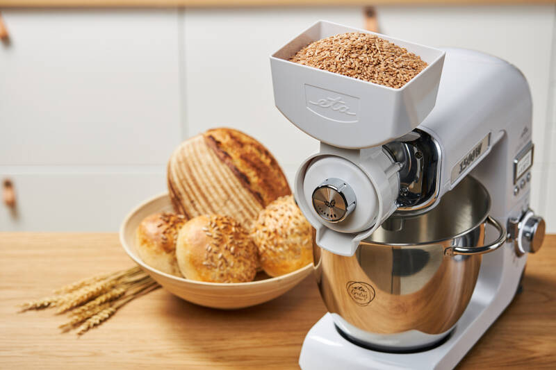 kuchyňský robot ETA Gratussino MAXO II, příslušenství, mlýnek