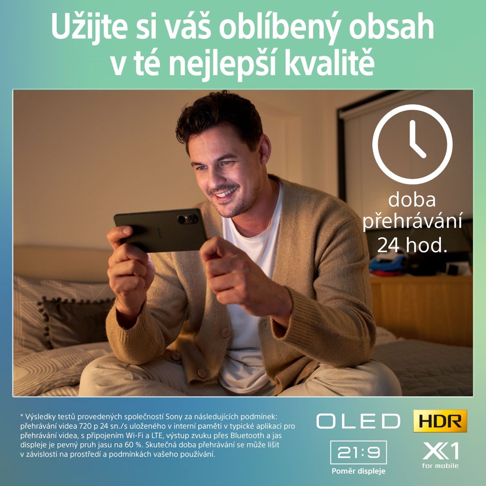 Sony Xperia 5 V 5G, stříbrná