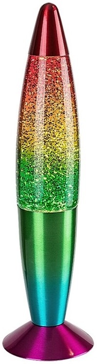 Stolní lampička Rabalux GLITTER RAINBOW2 - růžová