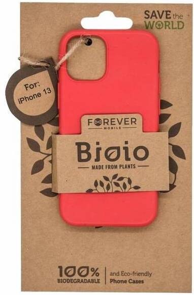 Kryt na mobil Forever Bioio na Apple iPhone 13 červený