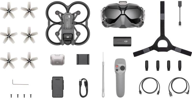 Dron DJI Avata Fly Smart Combo černý/šedý
