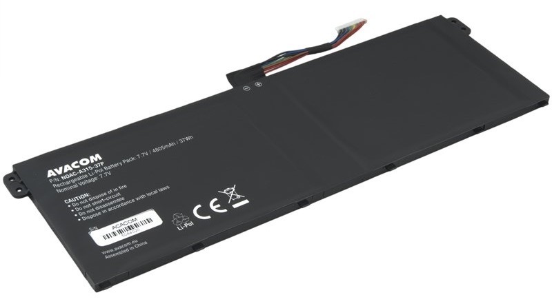 Baterie Avacom Acer Aspire A3 A315 Li-Pol 7,7V 4805mAh 37Wh