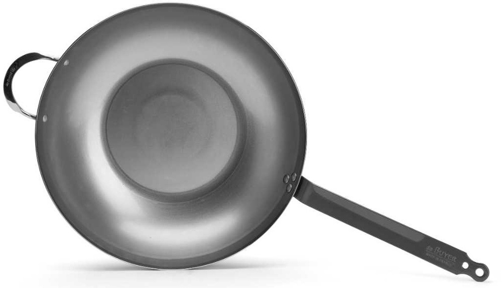 Pánev WOK de Buyer Mineral B 5617.40, 40 cm ocel DEB561740_02