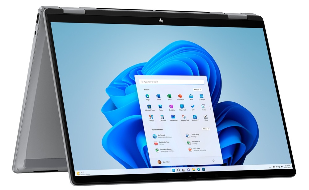 Notebook HP OmniBook X Flip NG AI 14-fk0001nc v poloze stanu