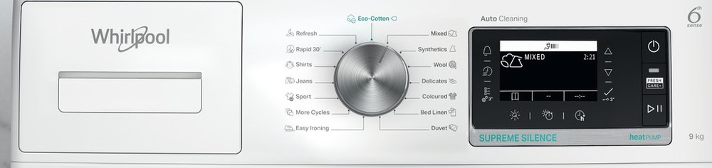 Sušička prádla Whirlpool W7 D94WB EE, bílá