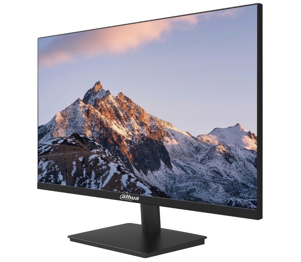 Zapnutý monitor Dahua LM24-A221Y 23,8" otočený doprava