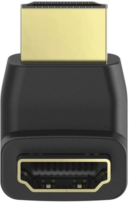 Pravoúhlá redukce Hama HDMI v černém designu