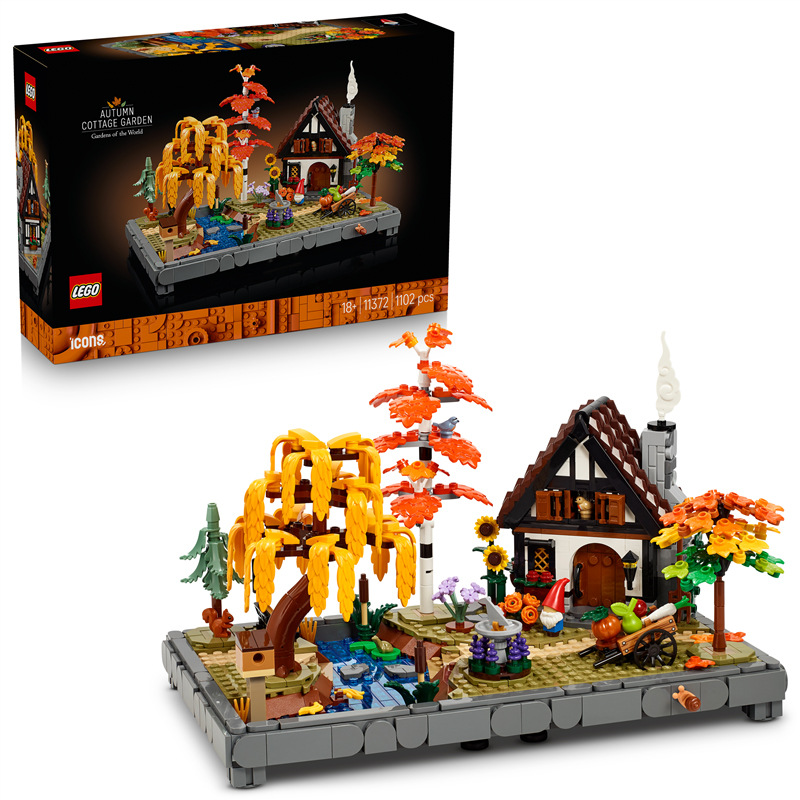 Stavebnice LEGO® Icons 11372 Chata a podzimní zahrada