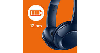 Sluchátka Philips SHB3075BL modrá