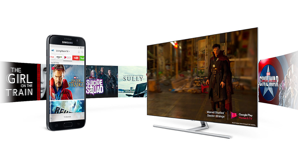 Televize Samsung QE55Q7F stříbrná