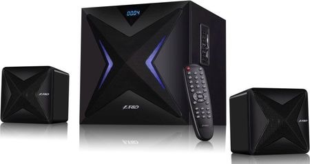 Reproduktory Fenda F&D F550X 2.1, bluetooth, rádio, USB, SD, dálkové ovládání černé