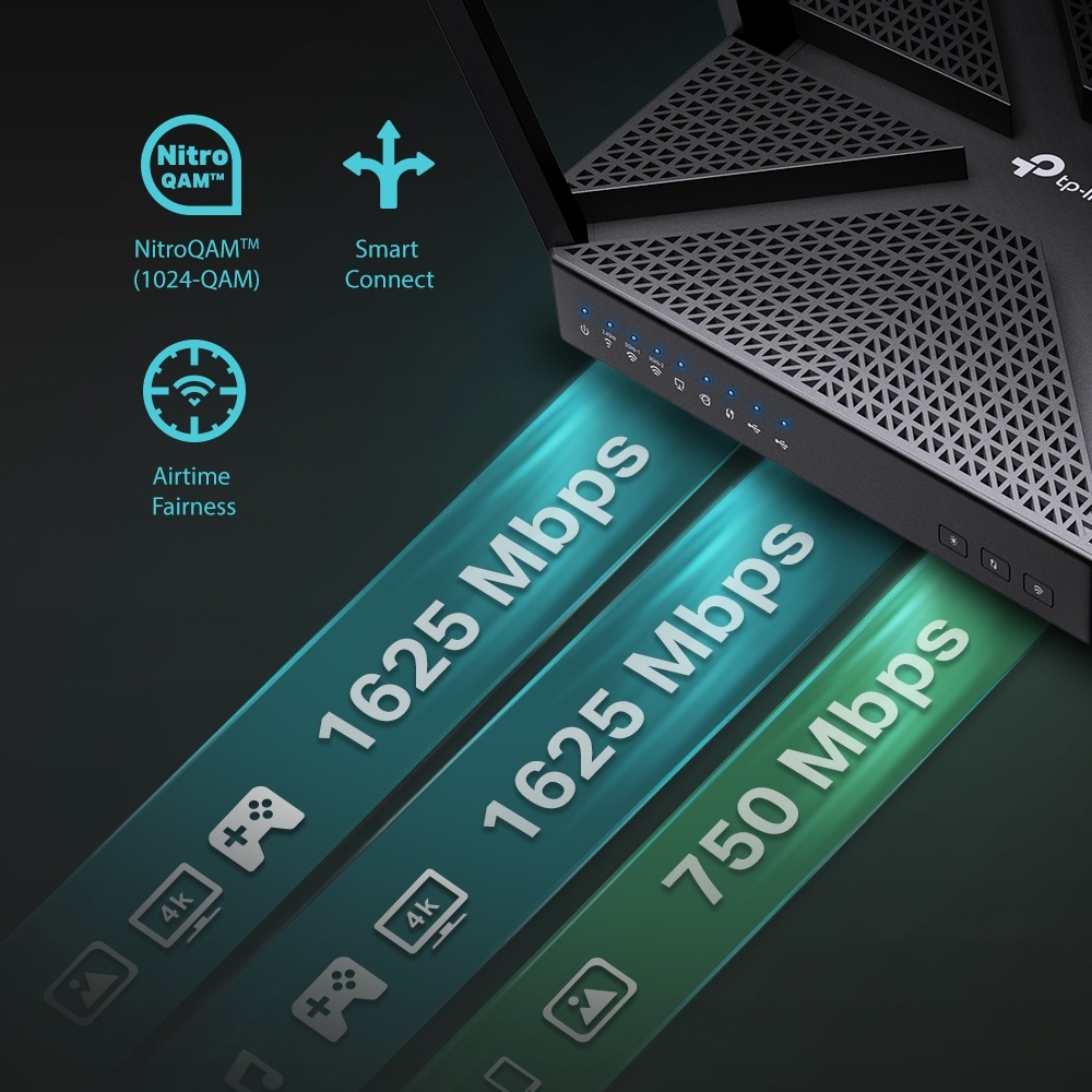 Router TP-Link Archer C4000 černý Router TP-Link Archer C4000 černý