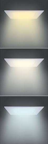 Vestavné svítidlo Solight CCT, podhledové, 18W, 1530lm, 3000K-6000K, čtvercové bílé