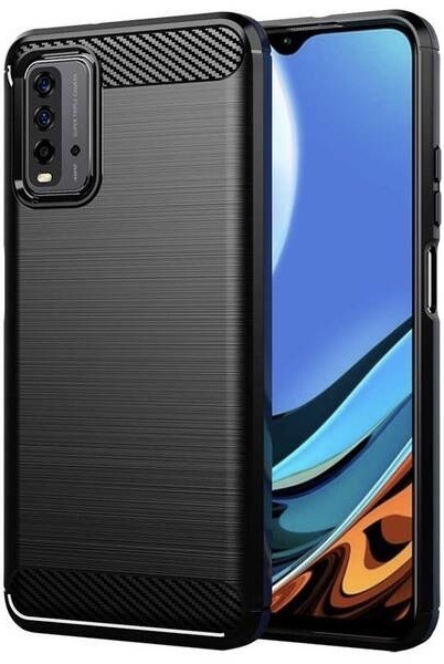 Kryt na mobil WG Carbon na Xiaomi Redmi 9T černý