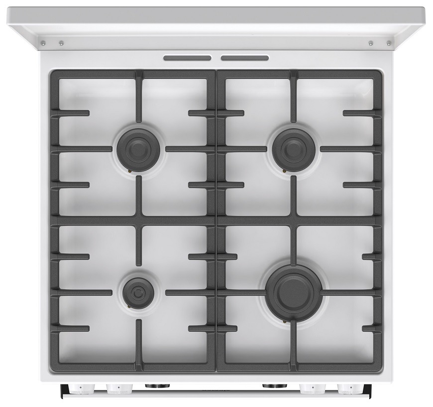 Kombinovaný sporák Gorenje G600 GKS6C71WF bílý Sporák Gorenje GKS6C71WF, bílá, BigSurface
