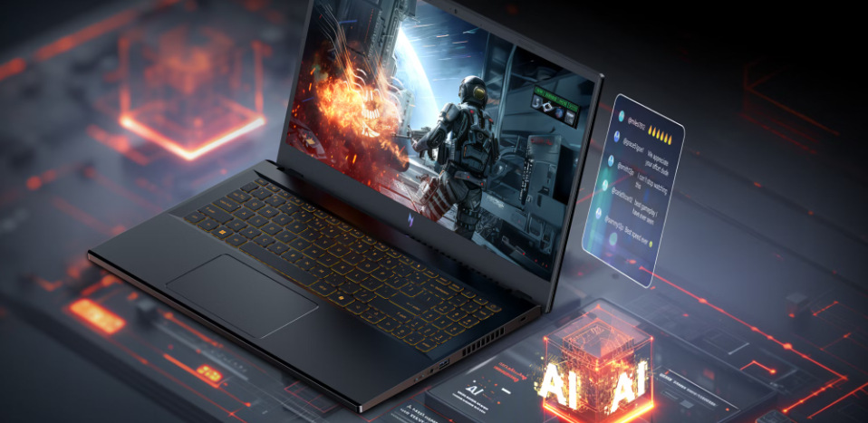 Notebook Acer Nitro V 15 (ANV15-52-77TF) černý Acer Nitro V 15 pomáhají k vysoké efektivitě i nástroje umělé inteligence