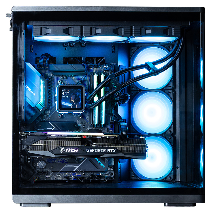 Case Zalman P60 z boční strany