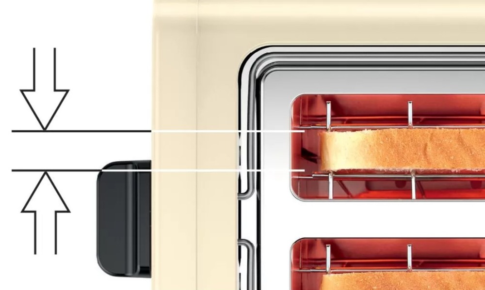 Topinkovač Bosch DesignLine TAT4P427 béžový Topinkovač Bosch DesignLine TAT4P427 béžový