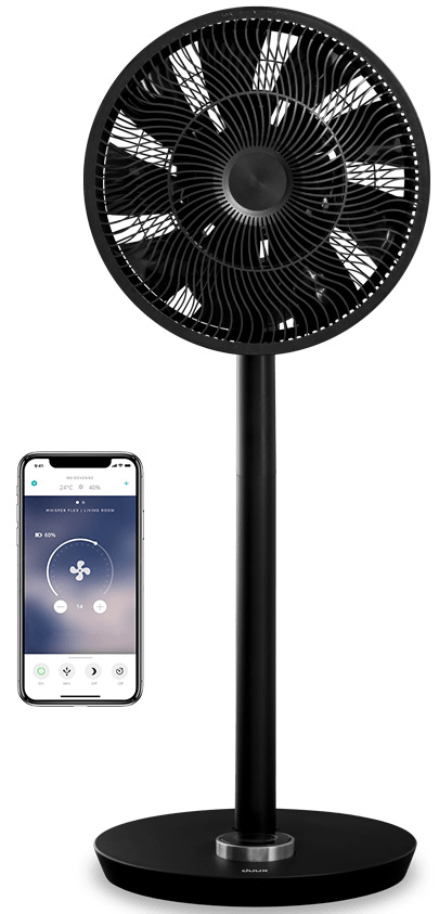 Ventilátor stojanový Duux Whisper Smart černý