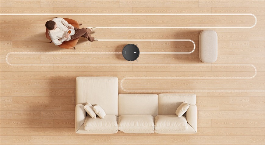 Robotický vysavač Xiaomi Robot Vacuum E5 Black EU černý Robotický vysavač Xiaomi Robot Vacuum E5 Black EU černý