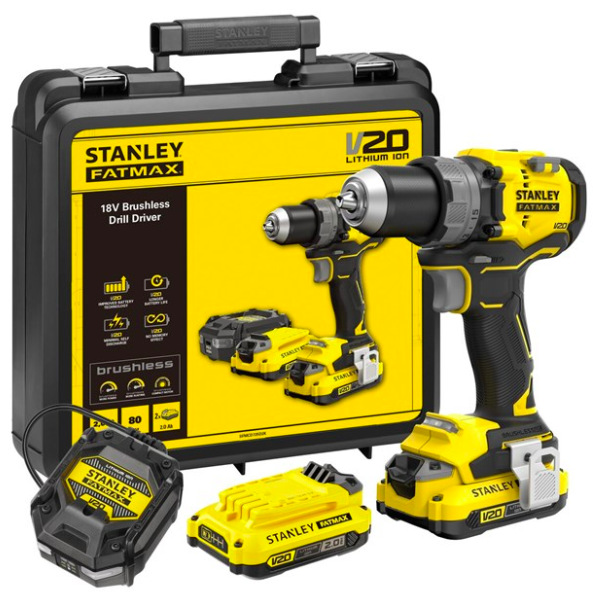 Aku vrtačka Stanley FatMax SFMCD725D2K-QW (s baterií)