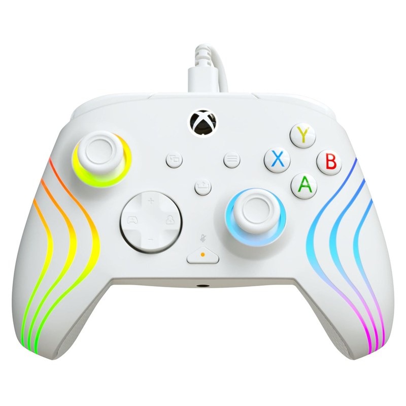 Gamepad Turtle Beach Afterglow Wave RGB - XBOX Series X/S, XBOX One, PC bílý