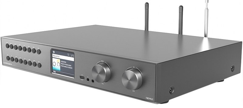 Telestar TOP 500 internetové rádio v černém Hi-Fi provedení s TFT displejem a dvojicí ovládacích knoflíků