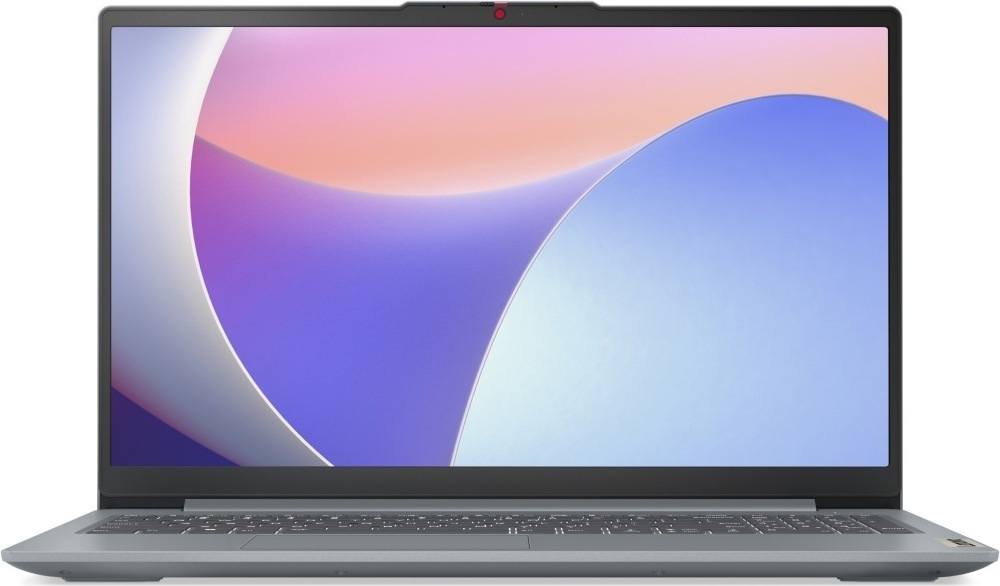 Notebook Lenovo IdeaPad Slim 3 15ABR8 šedý Čelní pohled na displej notebooku Lenovo IdeaPad Slim 3