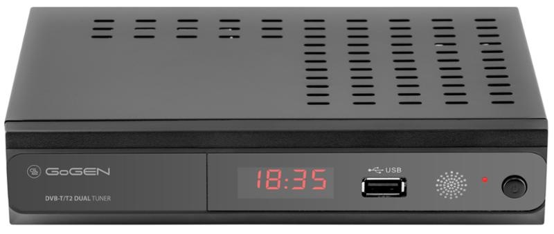 Set-top box GoGEN DVB 219 T2 DUAL černý Set-top box GoGEN DVB 219 T2 DUAL černý