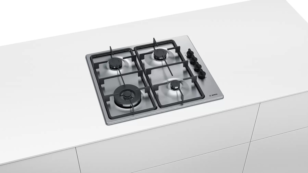 Plynová varná deska Bosch Serie 2 PBH6B5B60 nerez