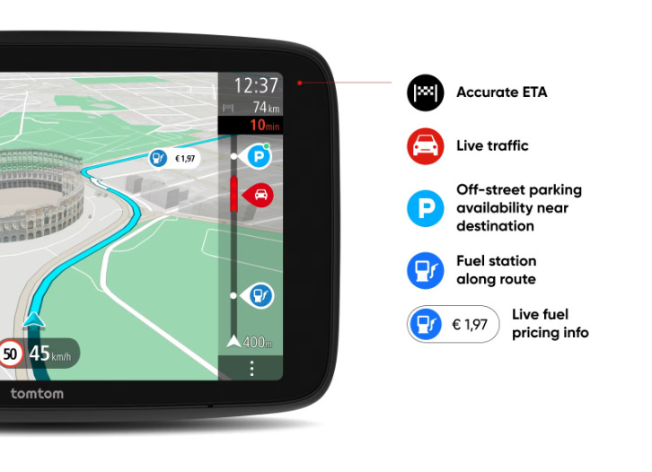 Navigační systém GPS Tomtom GO Superior 7 černý