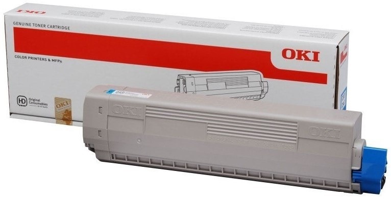 Toner OKI C831/841, 10000 stran - azurový