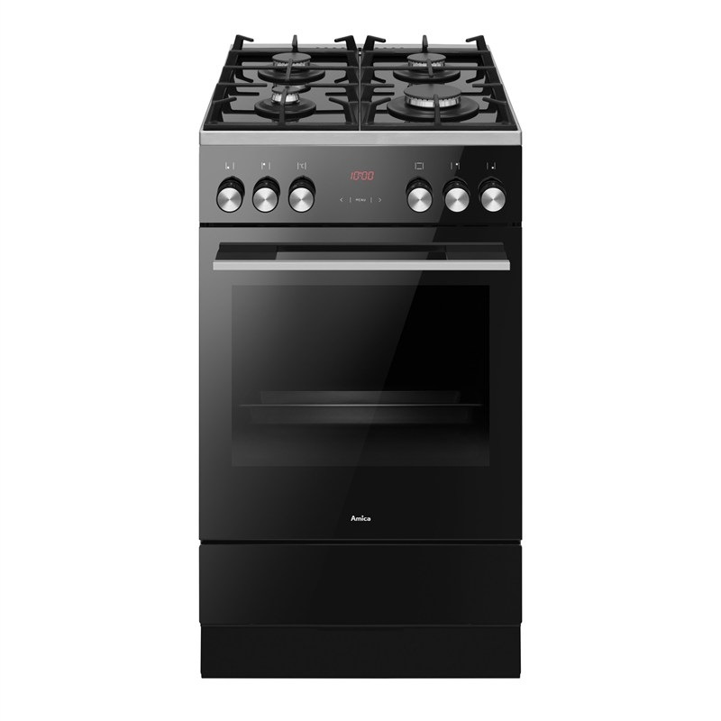 Sporák K50 Amica SPS 510 ZBG PIZZA, černá barva