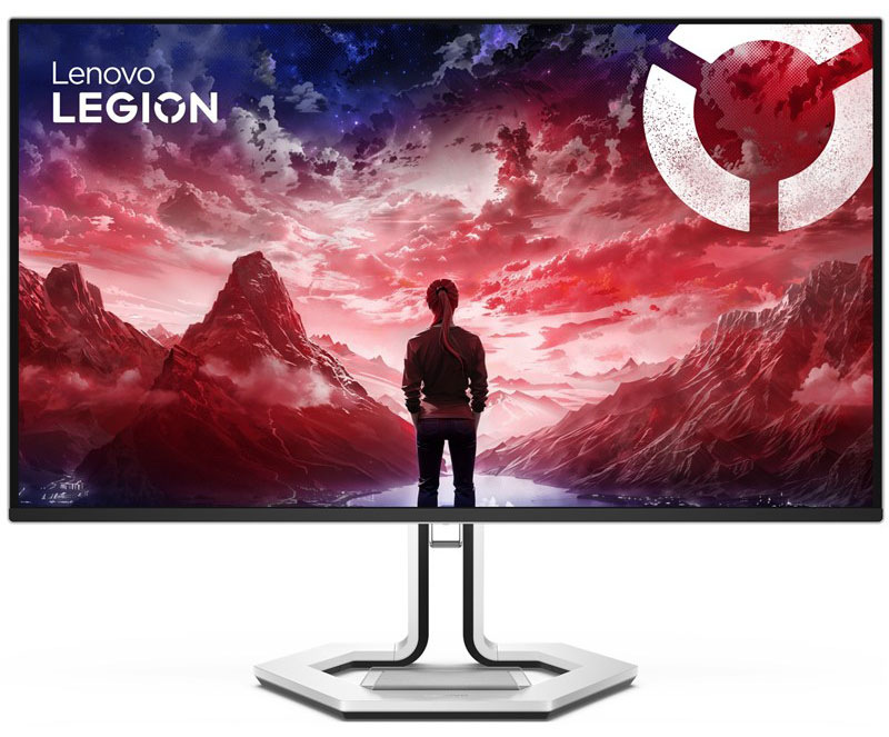 Herní monitor Legion Pro 32UD-10 (68CFGACBEU) v černo-bílém provedení.