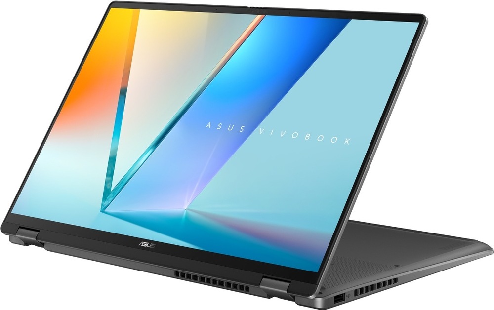 Asus Vivobook 16 Flip otočný o 360° v režimu stojanu