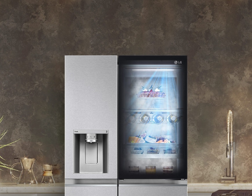Americká lednice LG GSGV80PYLD nerez door_cooling