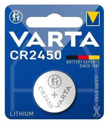 Baterie lithiová Varta CR2450, blistr 1ks Baterie lithiová Varta CR2450, blistr 1ks