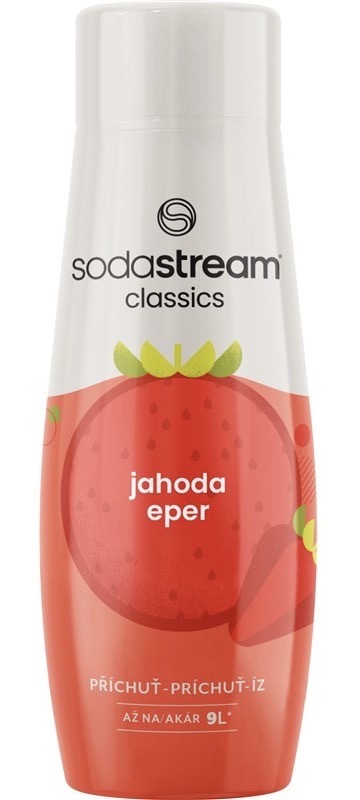 Příchuť pro perlivou vodu SodaStream Jahoda 440 ml