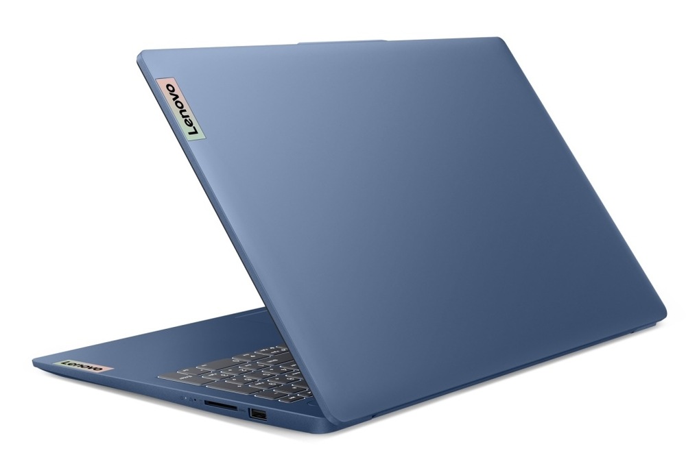 Notebook Lenovo IdeaPad Slim 3 15AMN8 modrý U Lenovo notebooku z řady IdeaPad najdete širokou nabídku portů od USB 3.2, USB-C přes HDMI až po kombinovaný konektor pro sluchátka/mikrofon 3,5mm jack a podporu paměťových karet.