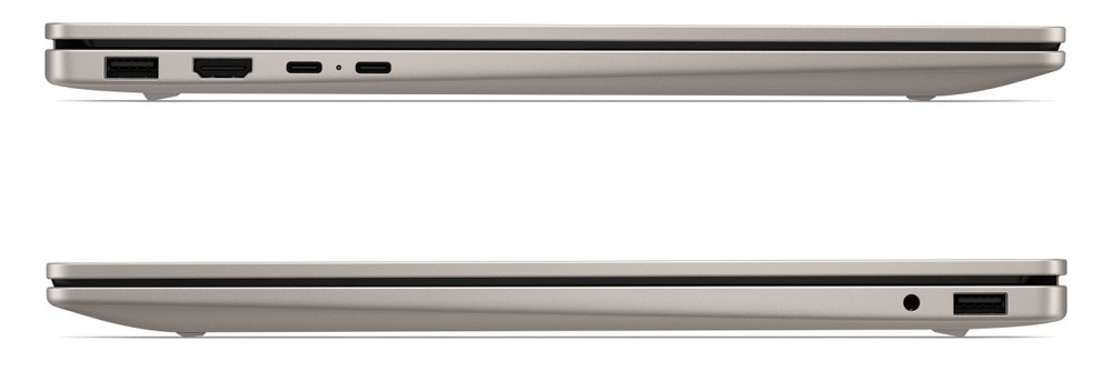 Zavřený notebook HP OmniBook 5 16-bn0000ncx z obou profilů